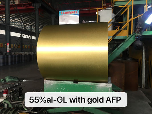 Evangel Aluzinc Coated Steel Coil 0.13mm-0.7mm πάχος Επιφάνεια κατά των δακτύλων