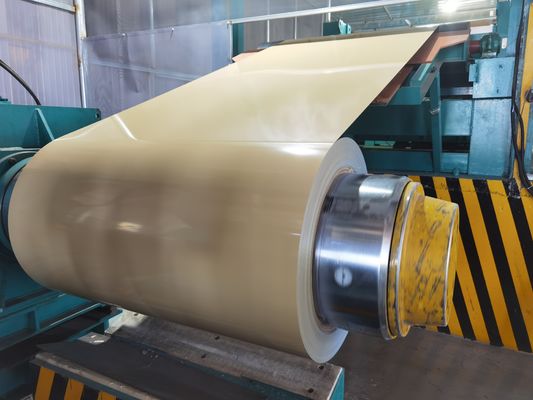 0.13-0.8mm PPGL Ατσάλινη περιστροφή επικαλυμμένη με αλουζίνιο Ατσάλινη περιστροφή για κατασκευή κτιρίων