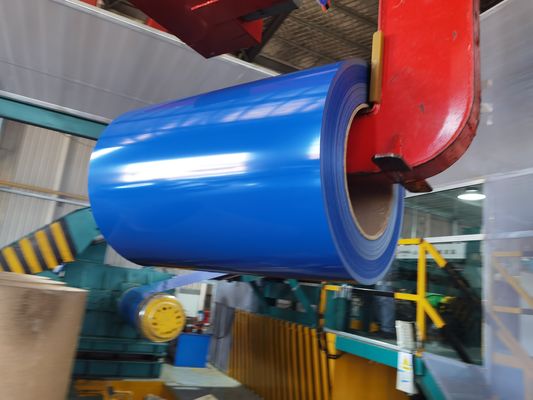 0.13-0.8mm PPGL Ατσάλινη περιστροφή επικαλυμμένη με αλουζίνιο Ατσάλινη περιστροφή για κατασκευή κτιρίων