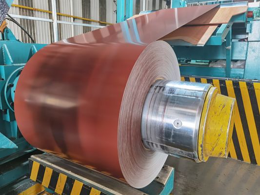 PPGL Προχρωματισμένο Galvalume Steel Sheet Coil μήκος / χρώμα προσαρμοσμένο