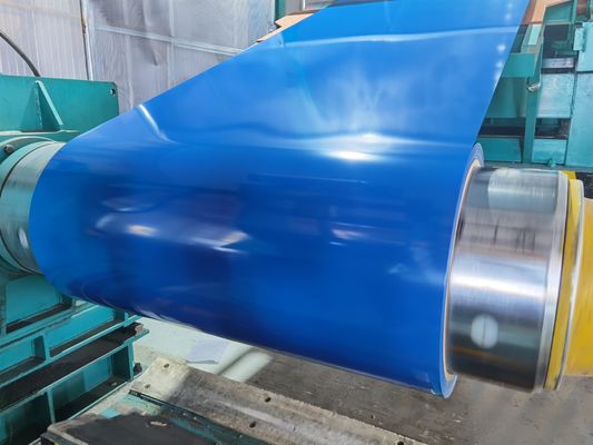 PPGL Προχρωματισμένο Galvalume Steel Sheet Coil μήκος / χρώμα προσαρμοσμένο