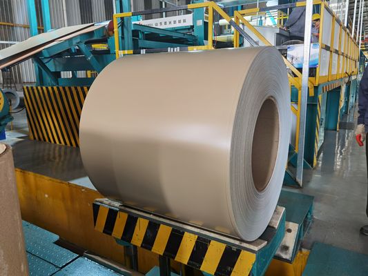 Προσαρμοσμένο PPGL Steel Coil 600mm-1250mm για οικοδομικό υλικό