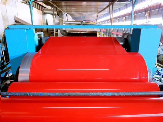 0.13mm Προχρωματισμένο Galvalume Steel Coil ISO πιστοποιημένο