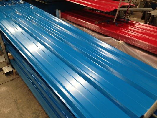 0.13-0.5mm Gi κυματοειδής φύλλα οροφής, 60-95HRB κυματοειδής κυματοειδής φύλλα μετάλλου