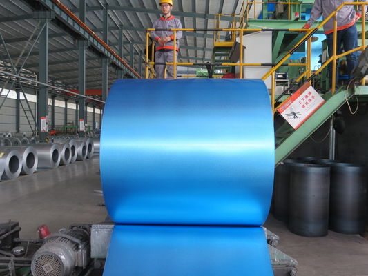 Προχρωματισμένο Galvalume Steel Coil 0.13mm-0.80mm Για Πίνακα Σάντουιτς