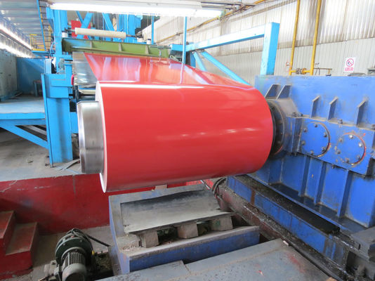 Λευκό / μπλε / κόκκινο PPGL Steel Coil για οροφές / τοίχους