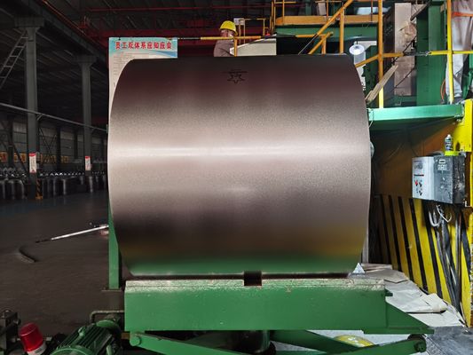 Προσαρμοσμένο φύλλο χάλυβα Aluzinc Metal Regular Spangle 0.13-0.8mm πάχος