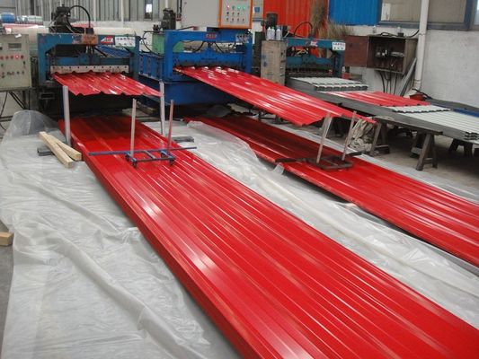 Μεγάλο σφαιρίδιο κυματοειδούς χάλυβα φύλλο 60HRB-95HRB Ζυγισμένο φύλλο Gi