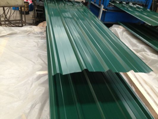 0.8MM Διαρκής κατασκευή κυματοειδών μεταλλικών πάνελ